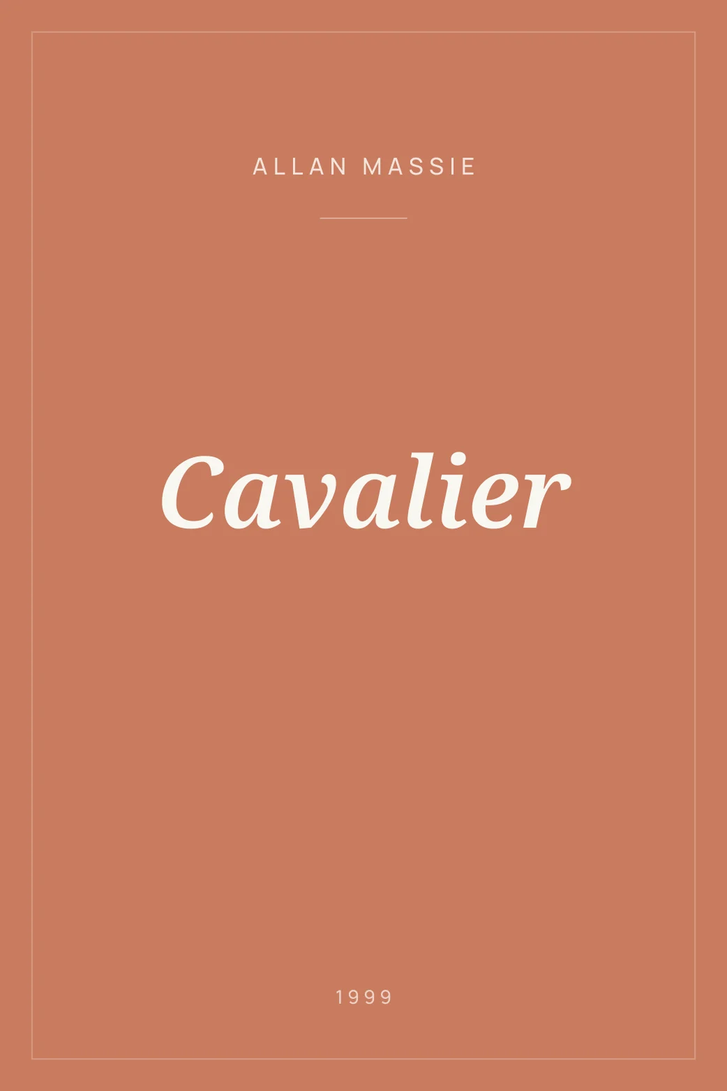 Portada de Cavalier