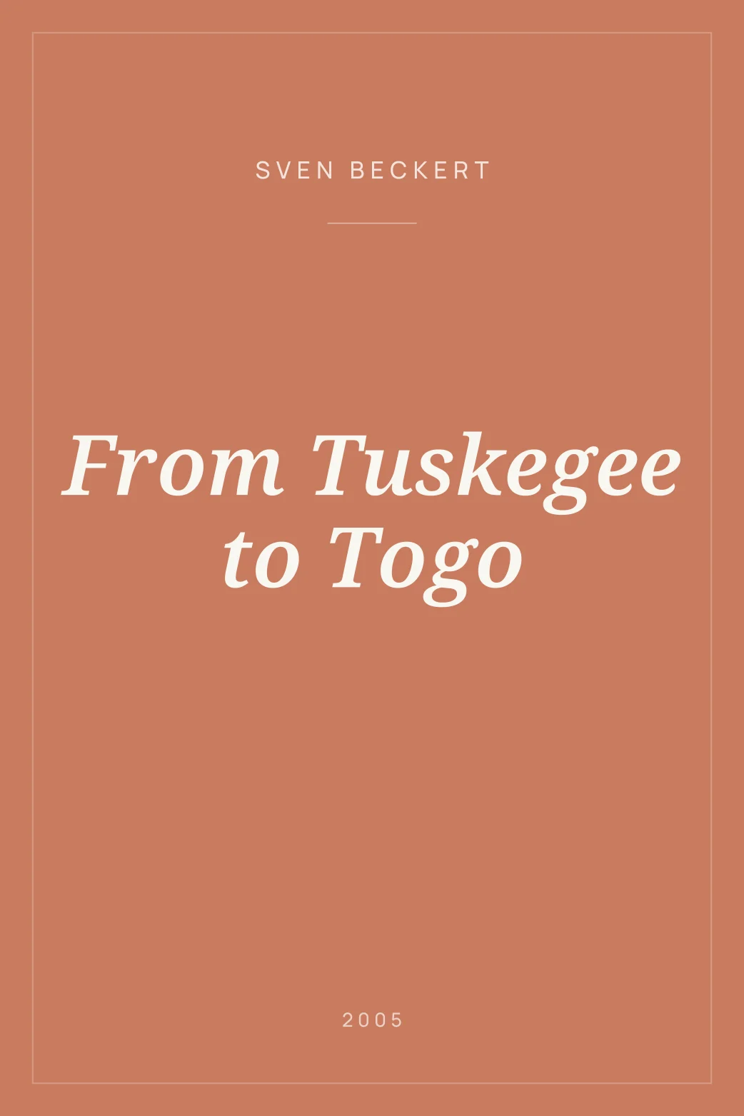 Portada de From Tuskegee to Togo