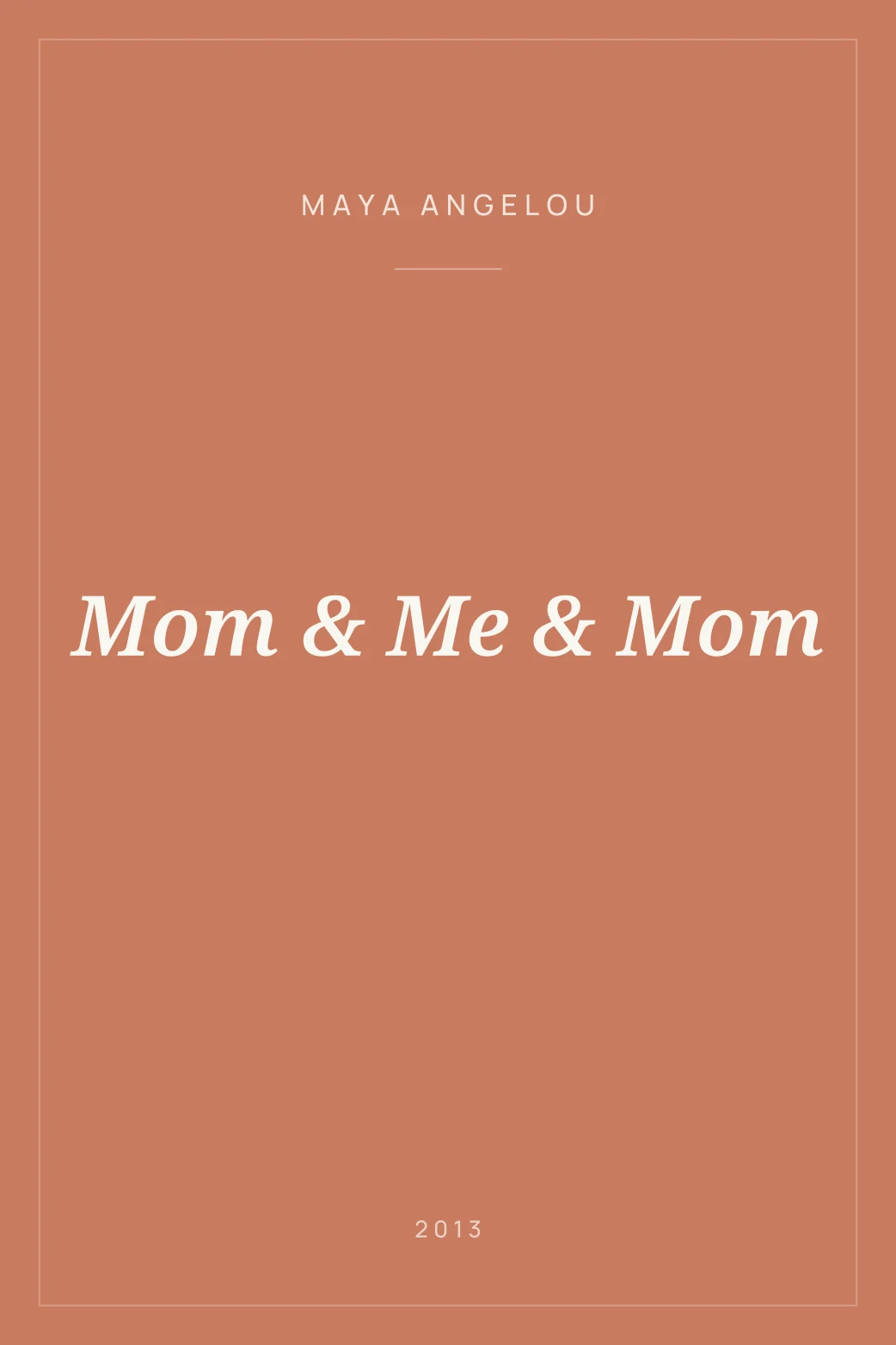 Portada de Mom & Me & Mom