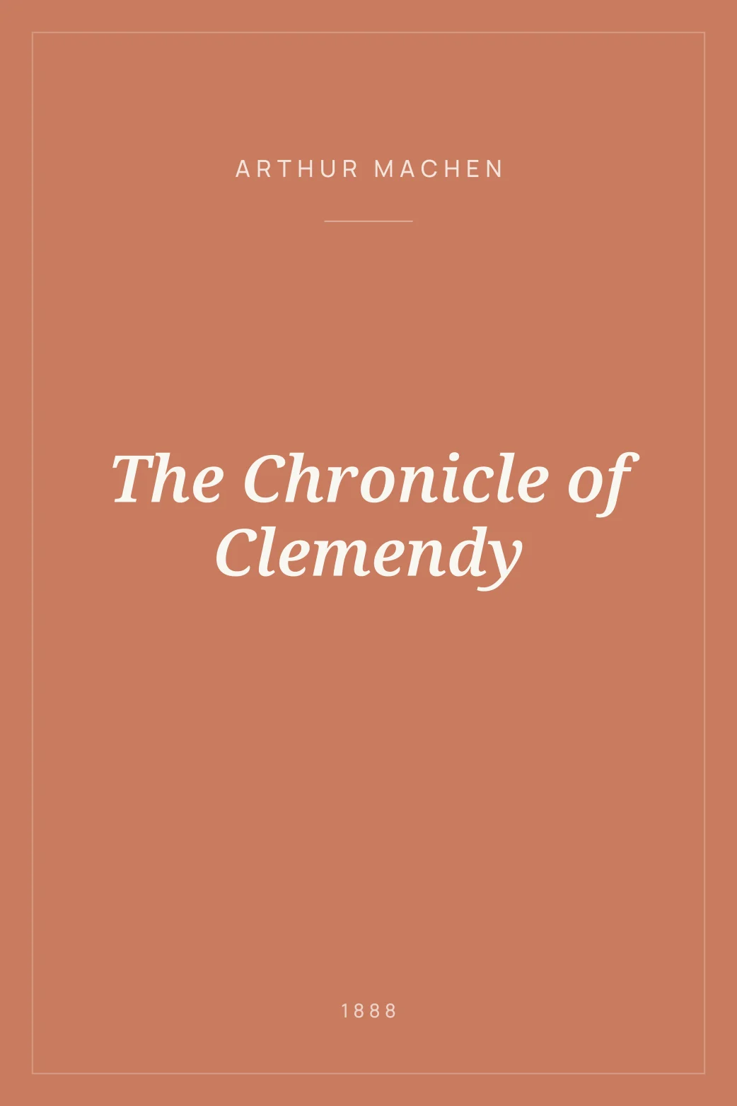 Portada de The Chronicle of Clemendy