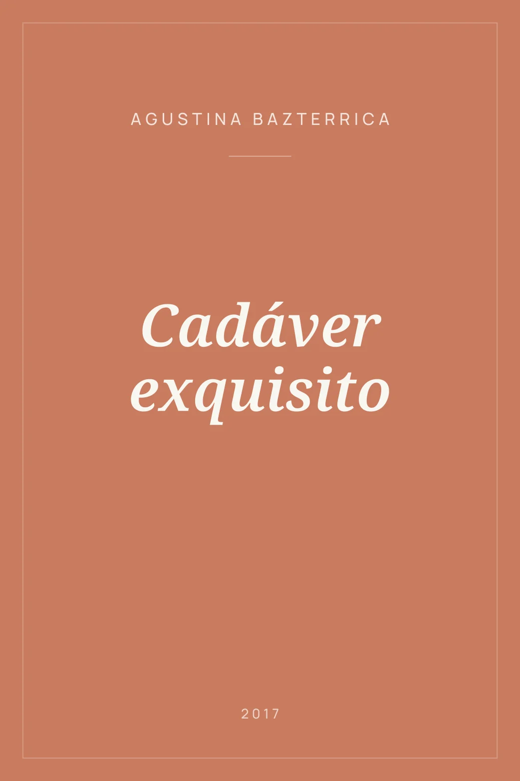 Portada de Cadáver exquisito