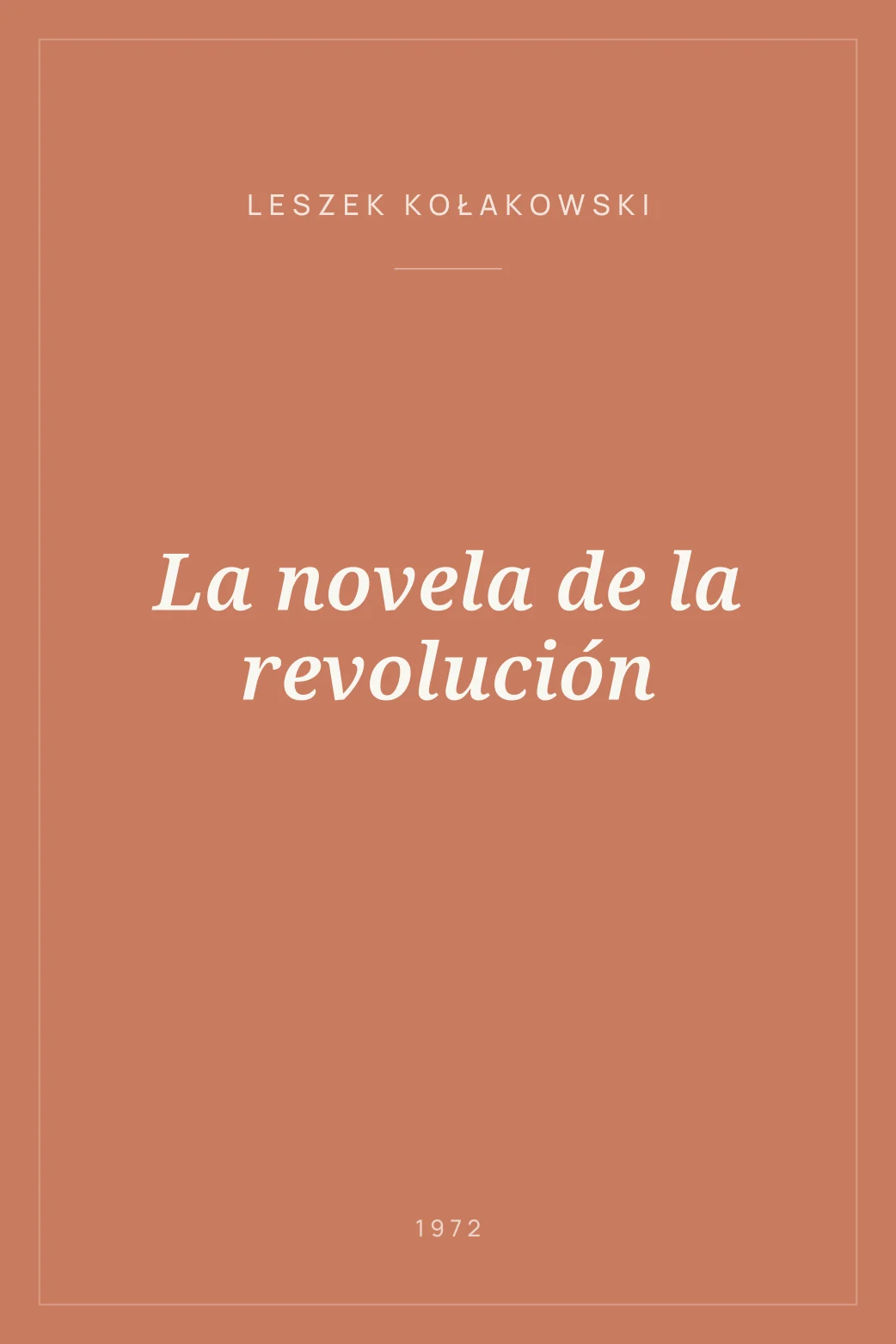 Portada de La novela de la revolución