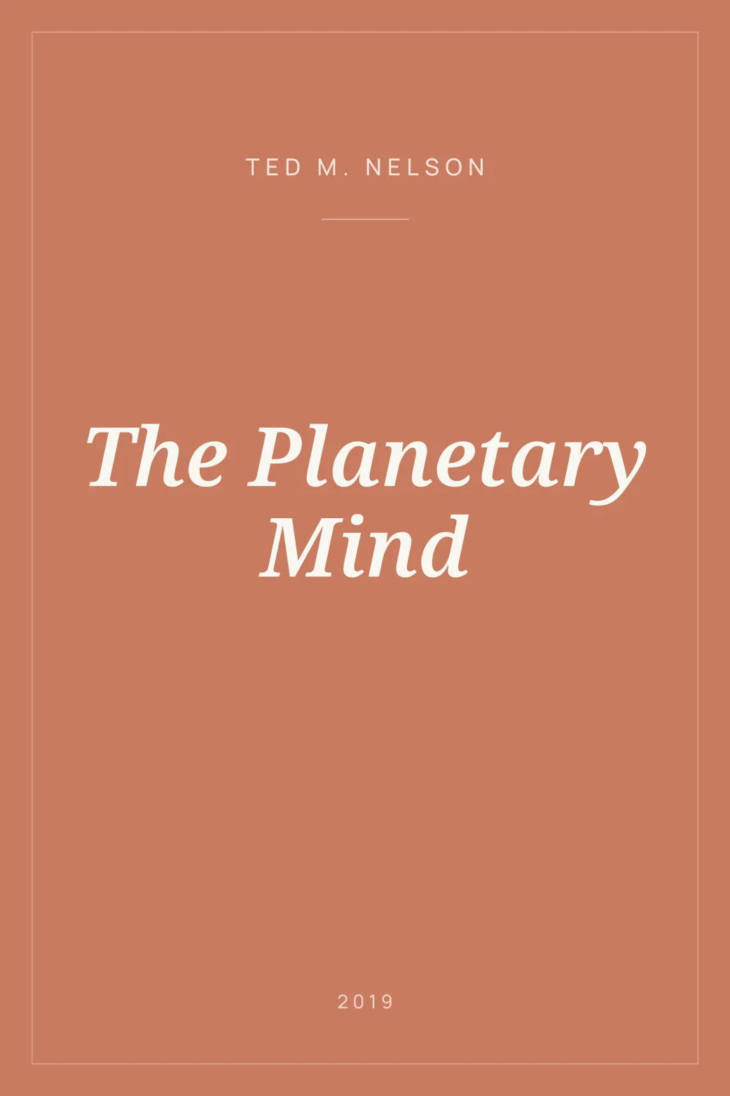 Portada de The Planetary Mind