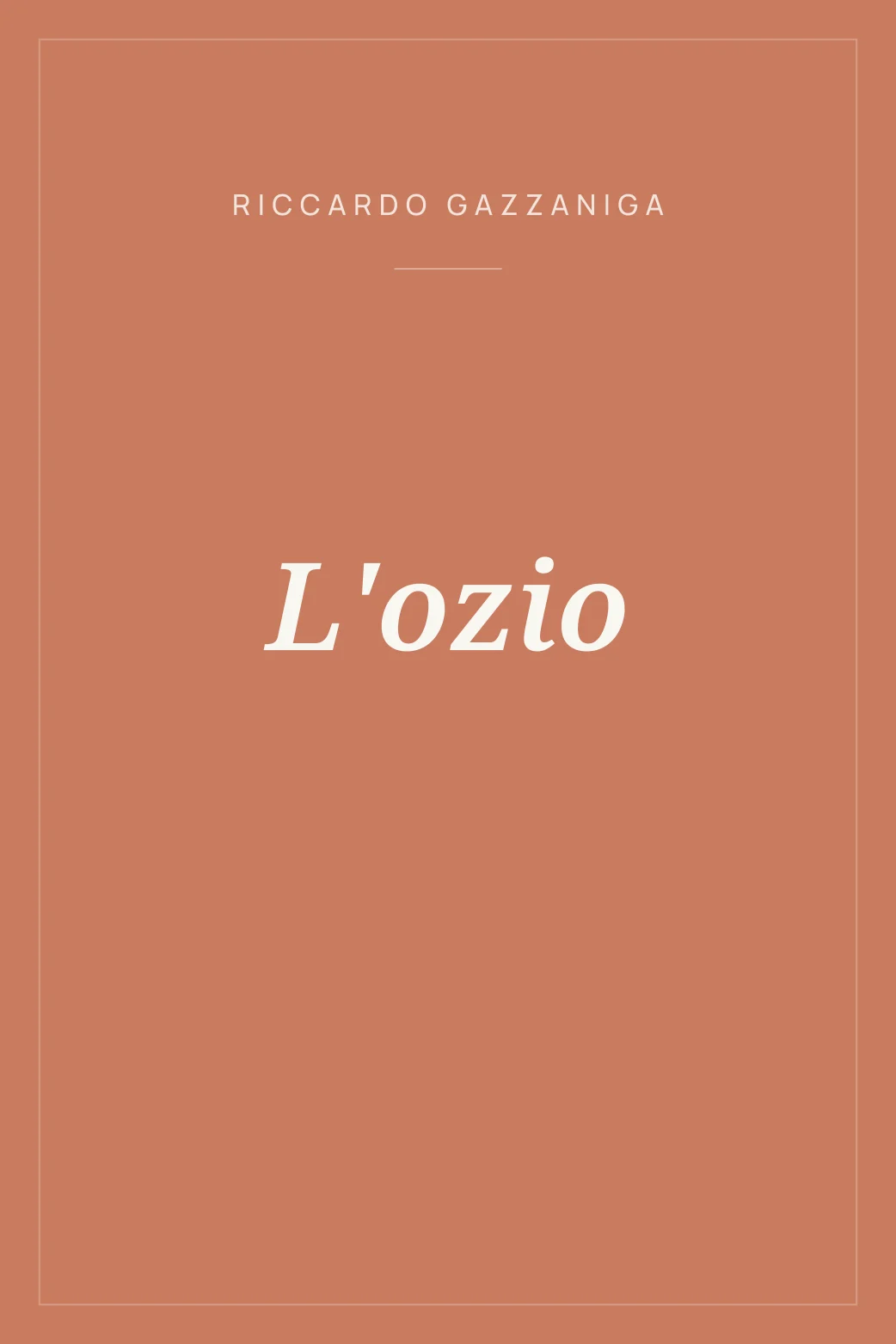 Portada de L'ozio