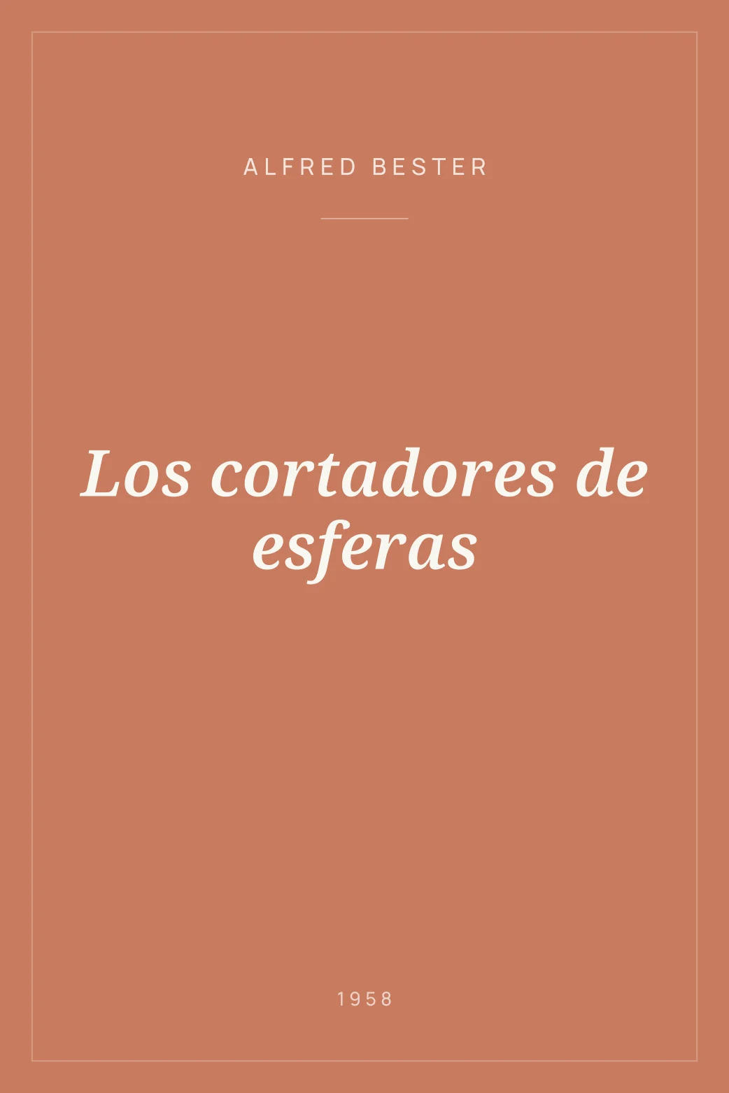 Portada de Los cortadores de esferas