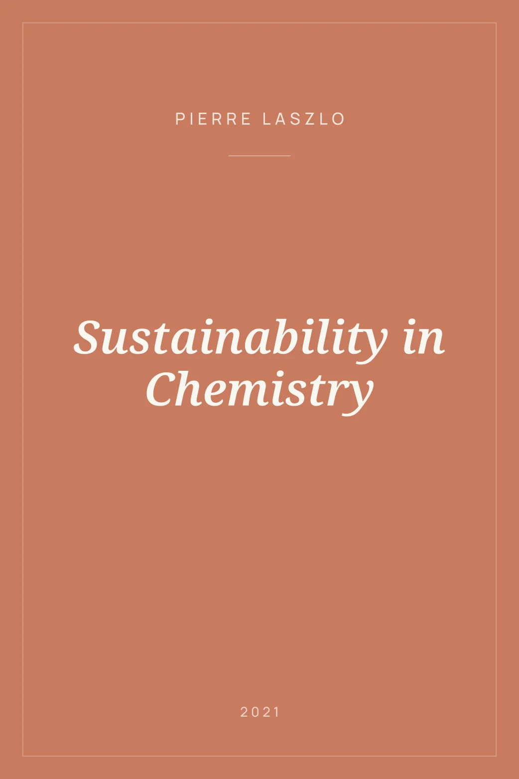 Portada de Sustainability in Chemistry