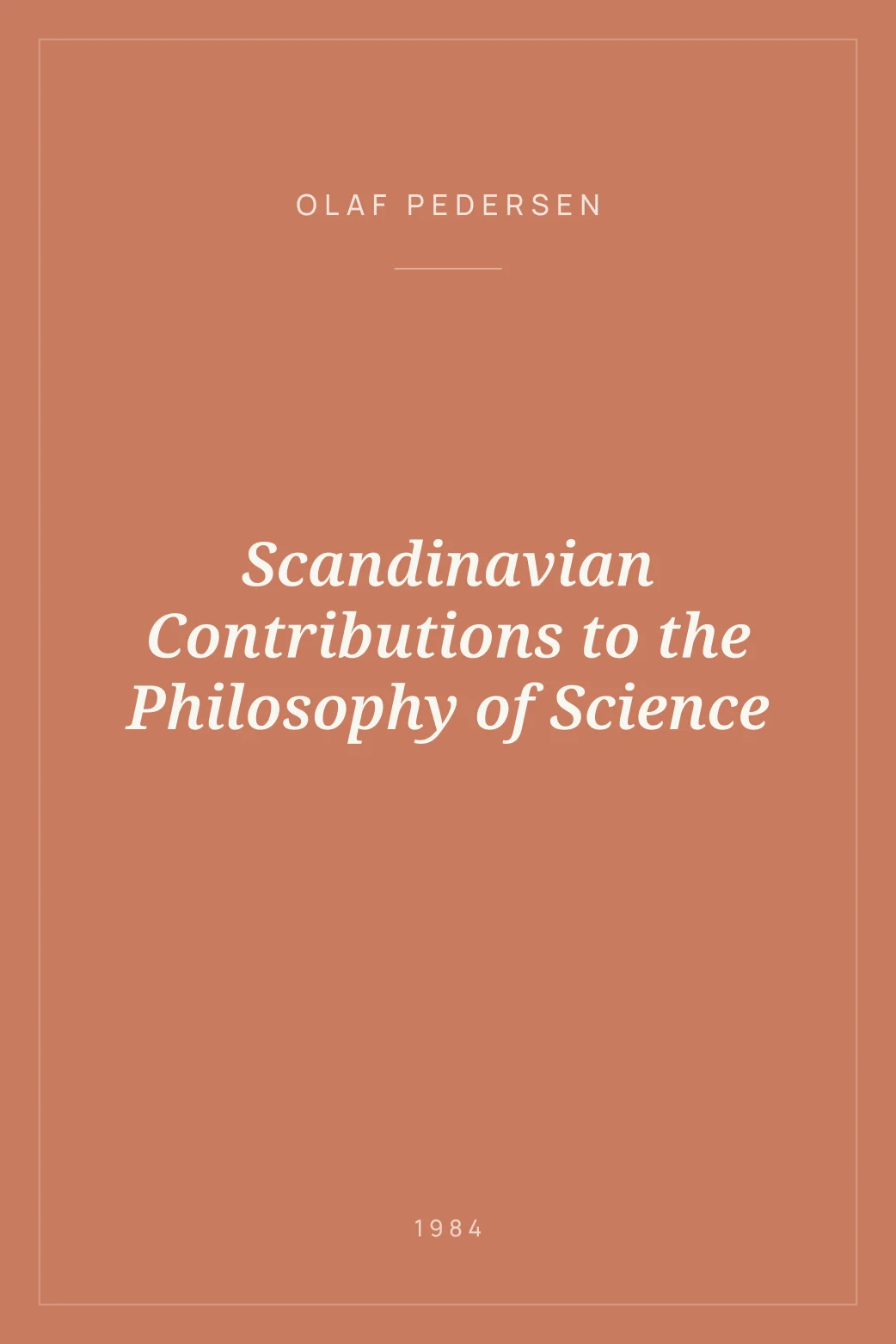 Portada de Scandinavian Contributions to the Philosophy of Science