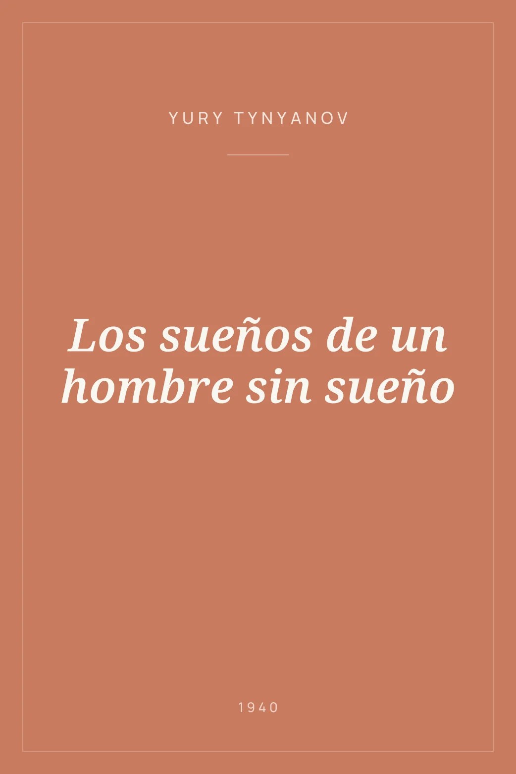 Portada de Los sueños de un hombre sin sueño