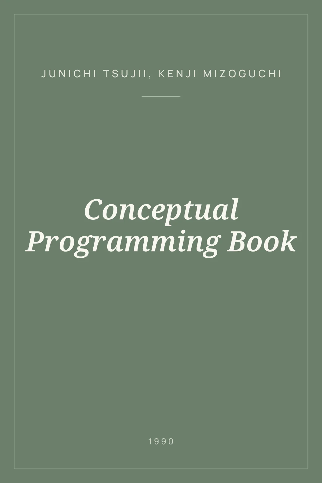 Portada de Conceptual Programming Book