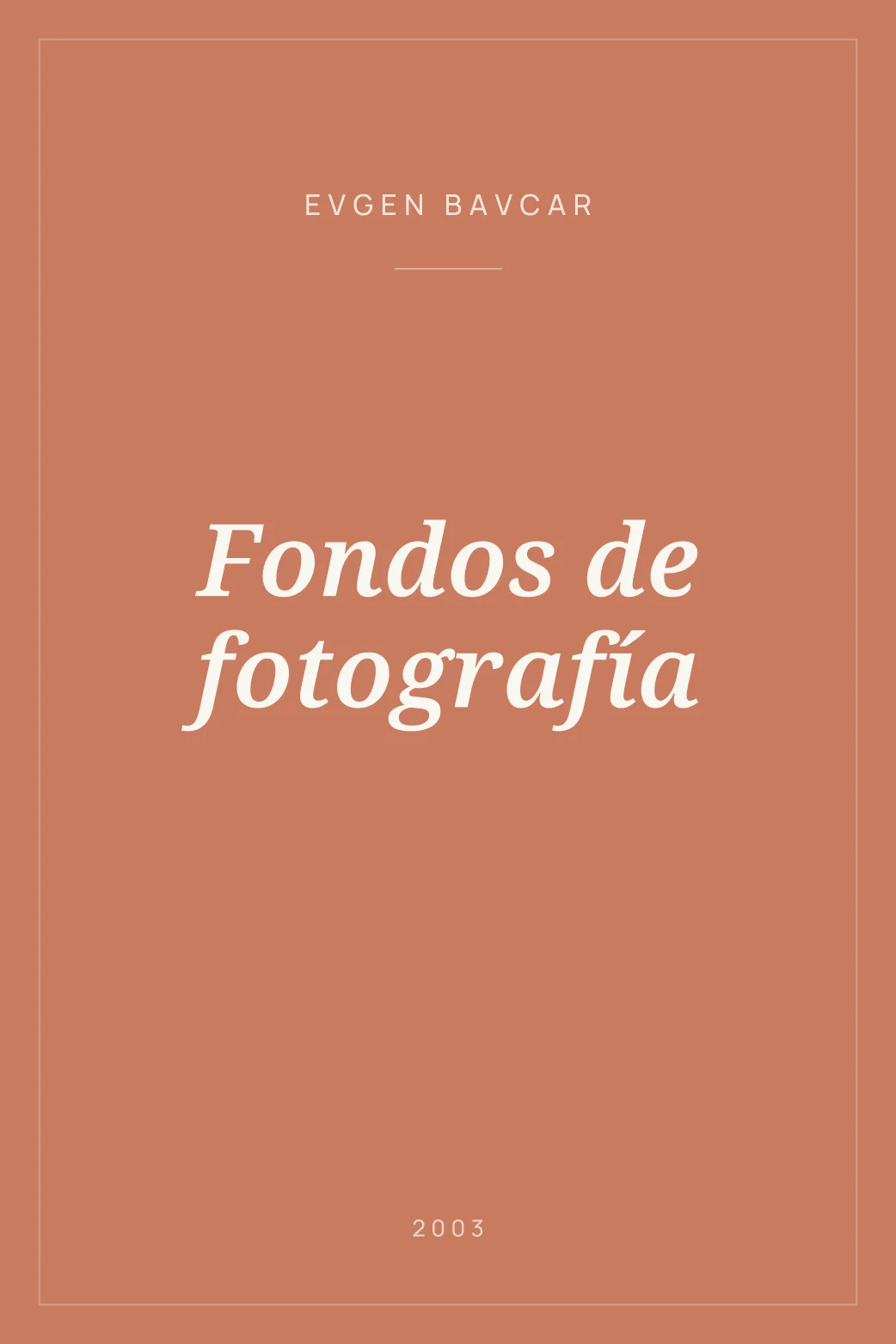 Portada de Fondos de fotografía