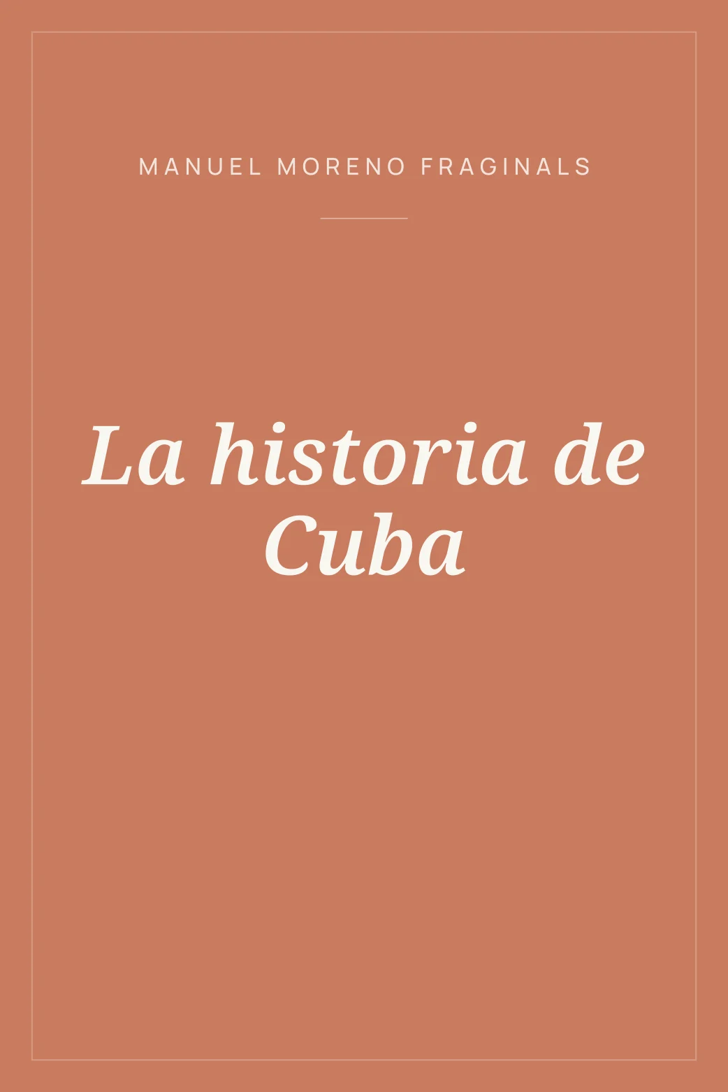 Portada de La historia de Cuba