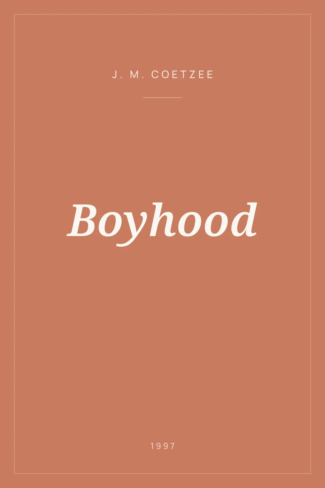 Portada de Boyhood