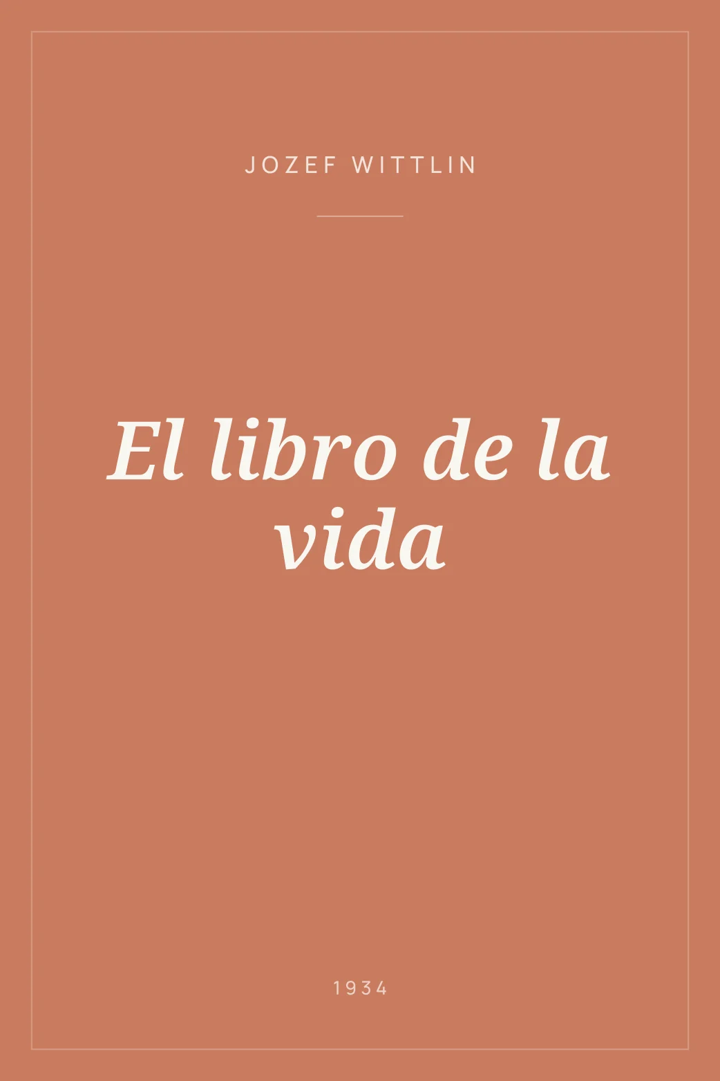 Portada de El libro de la vida