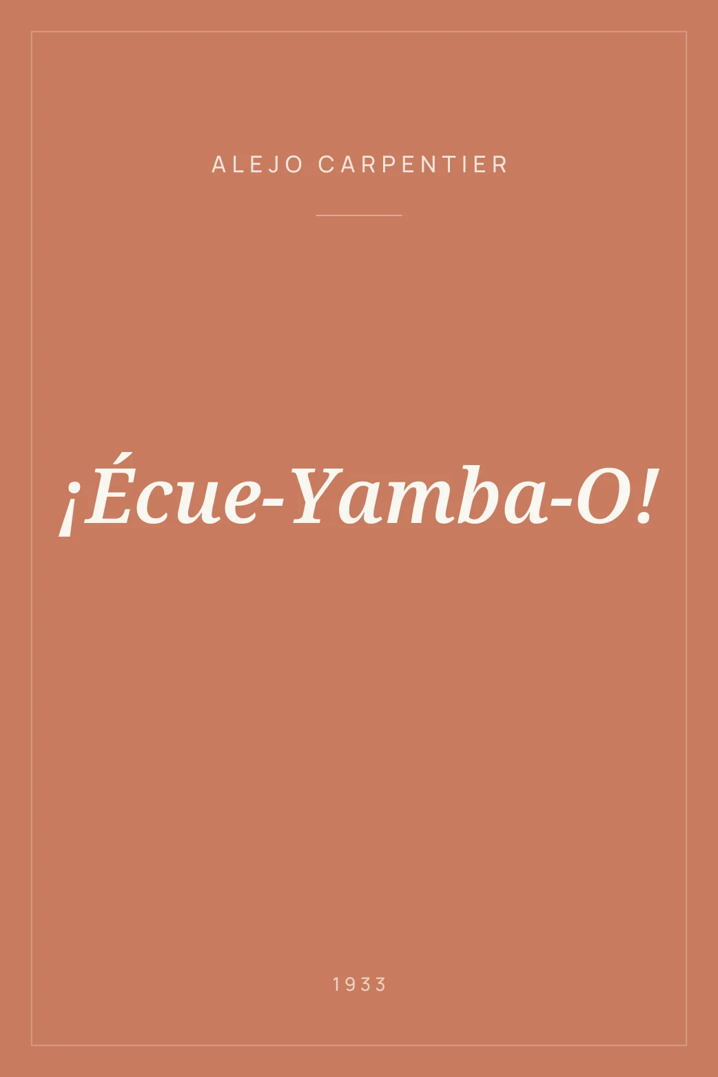 Portada de ¡Écue-Yamba-O!