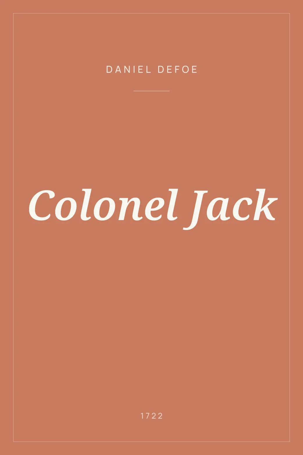 Portada de Colonel Jack