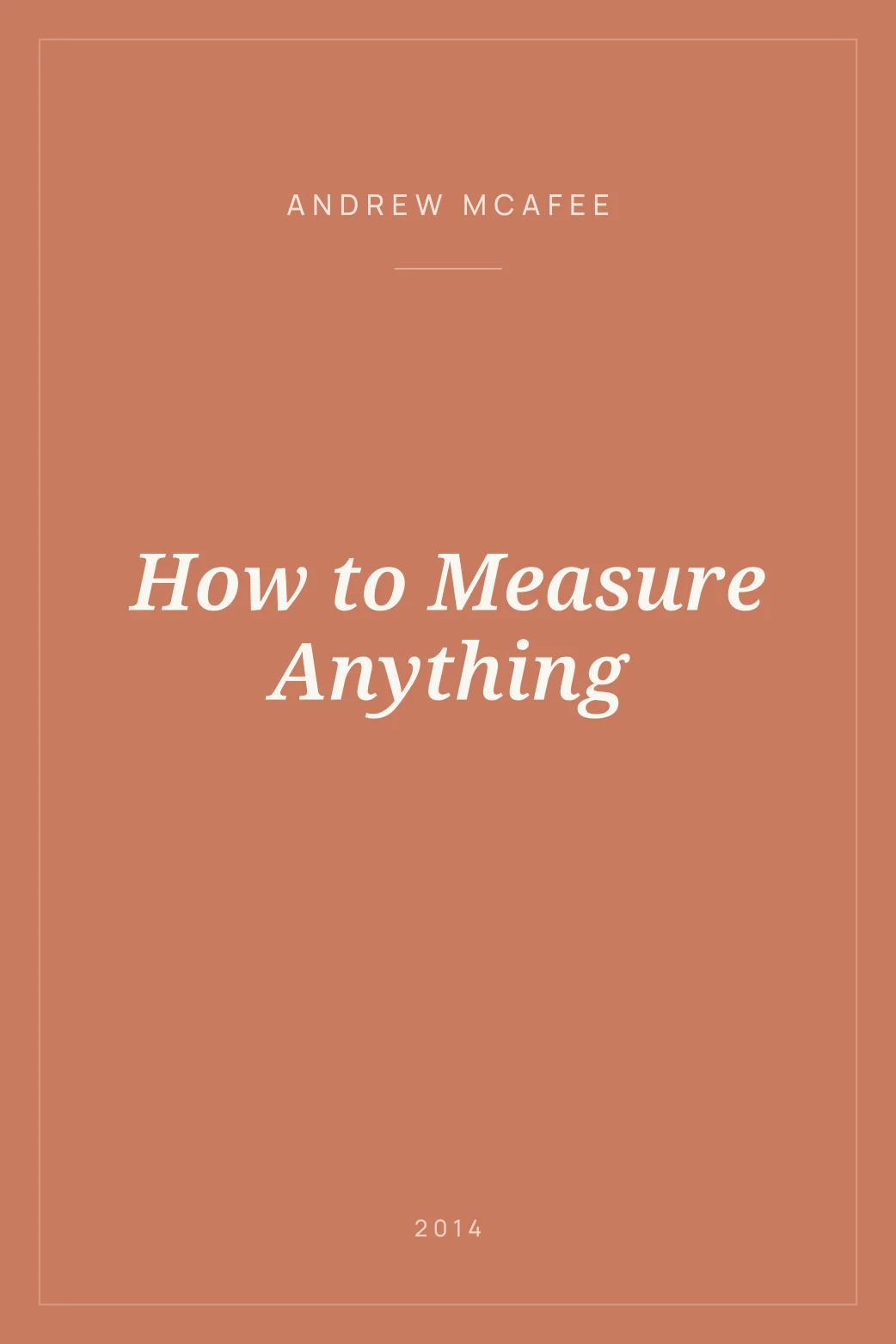 Portada de How to Measure Anything