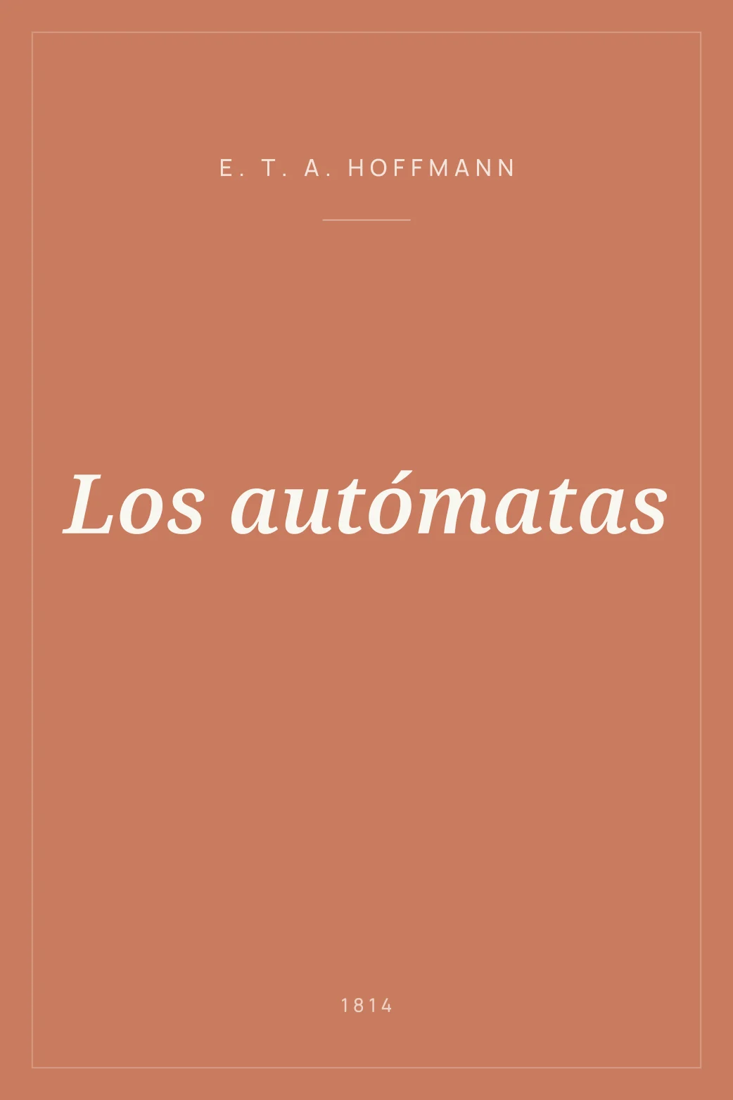 Portada de Los autómatas