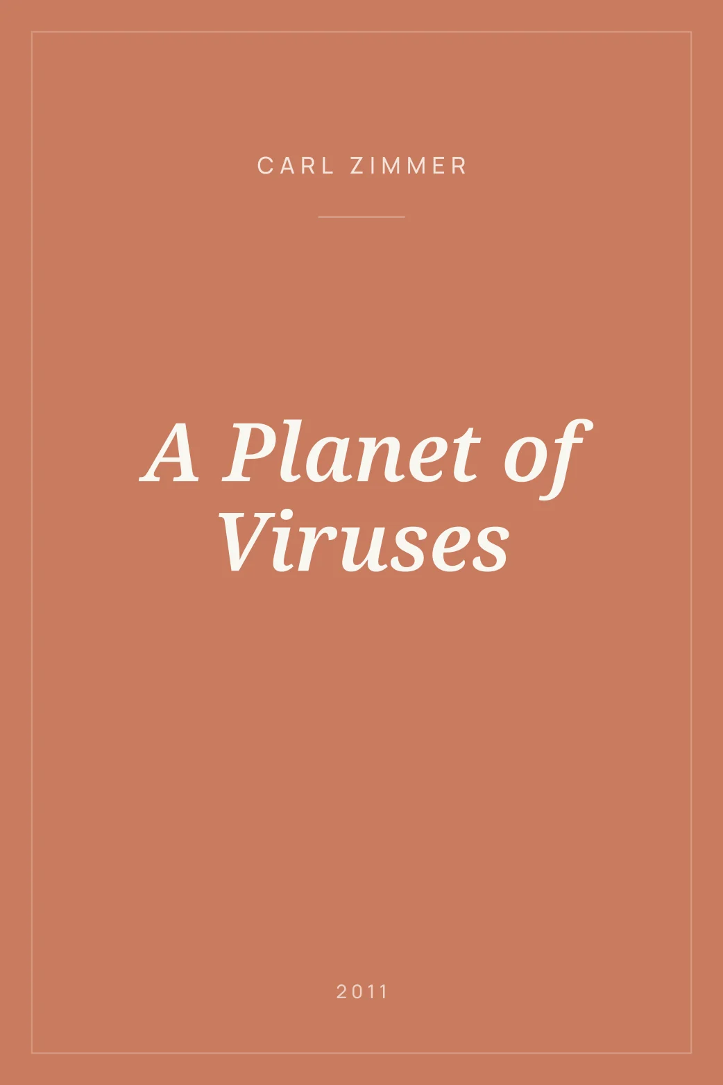 Portada de A Planet of Viruses