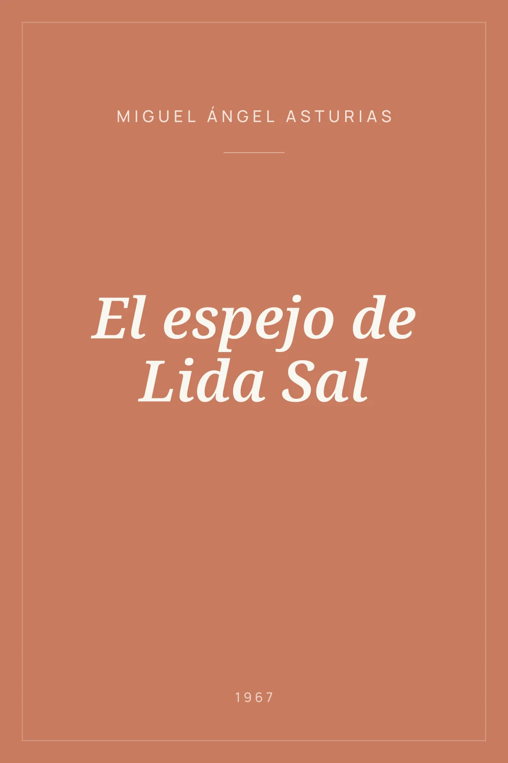 Portada de El espejo de Lida Sal