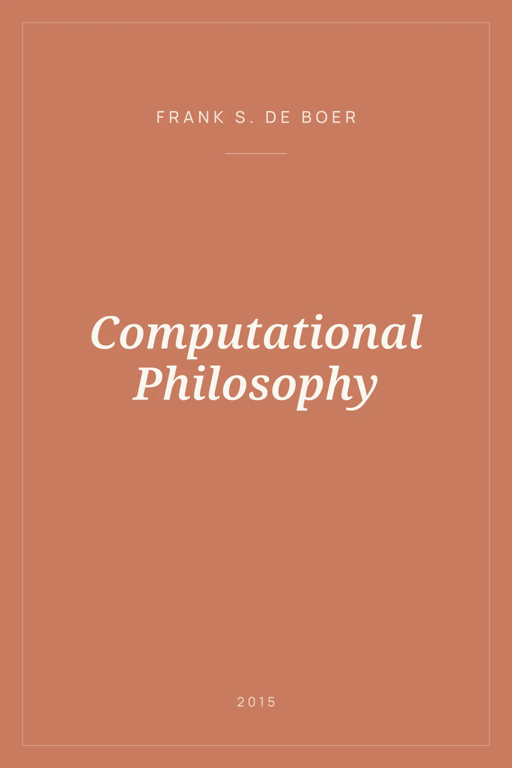Portada de Computational Philosophy