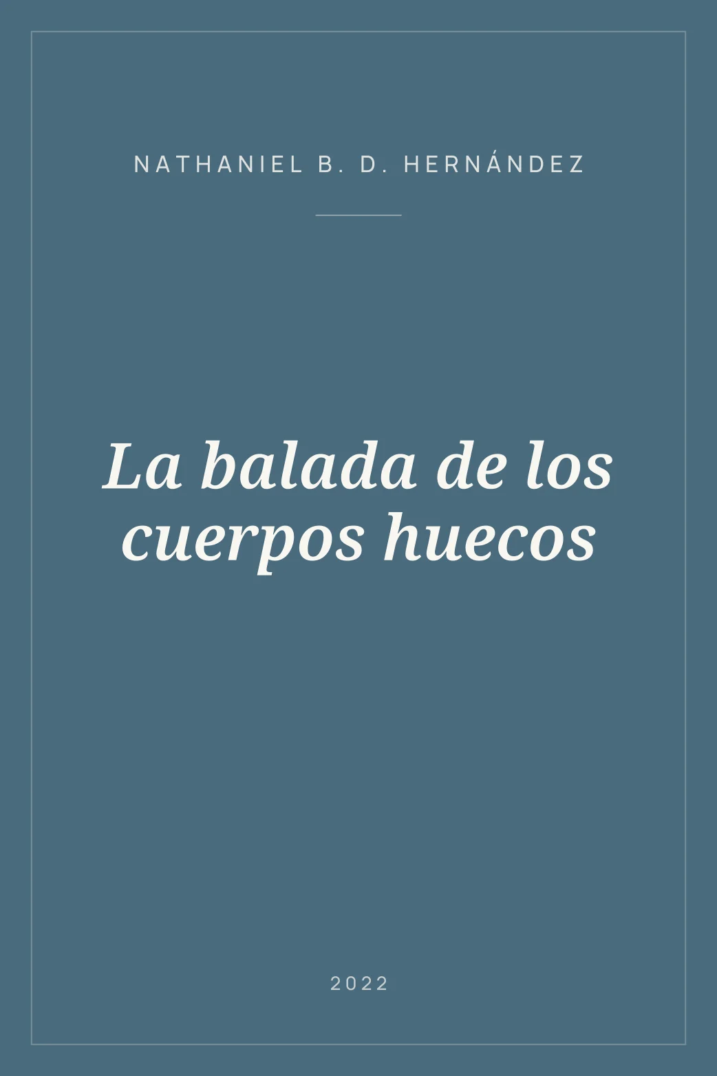 Portada de La balada de los cuerpos huecos