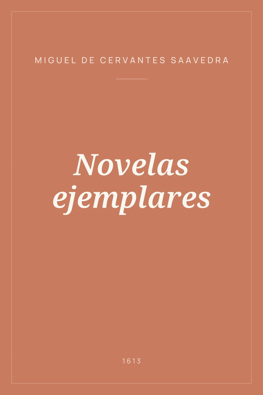 Portada de Novelas ejemplares