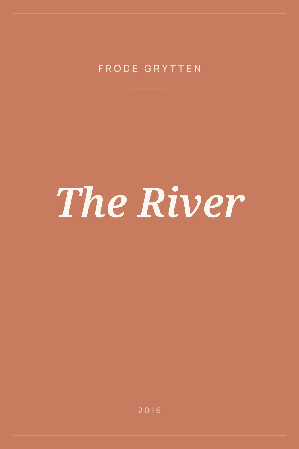 Portada de The River