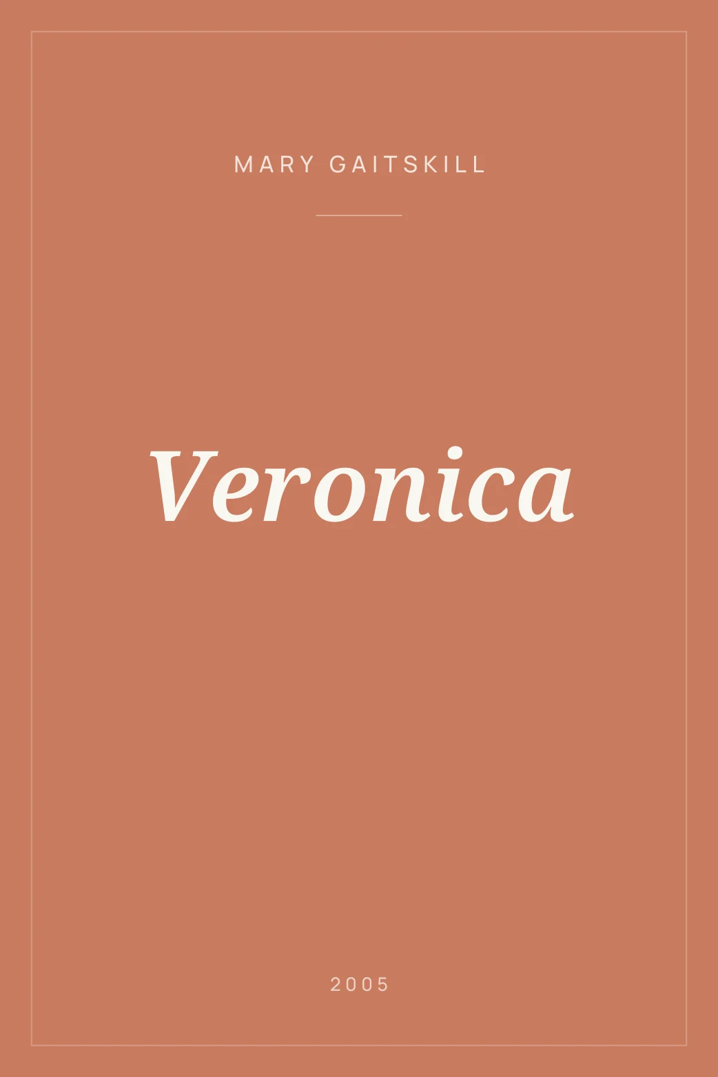 Portada de Veronica