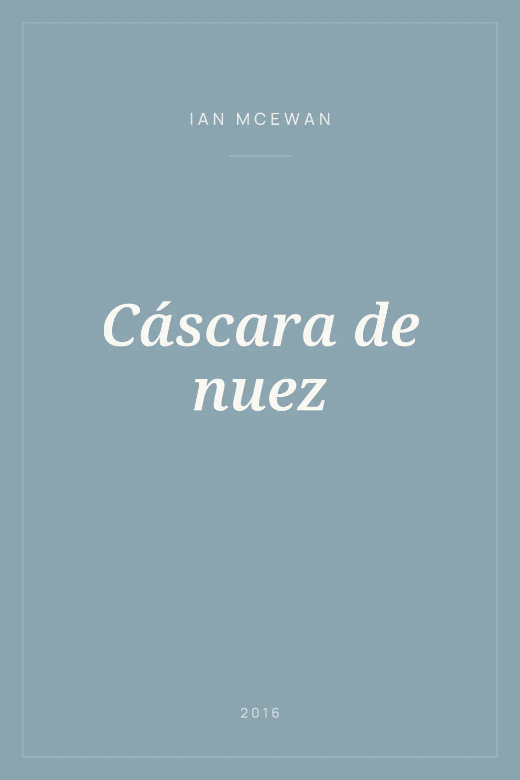 Portada de Cáscara de nuez