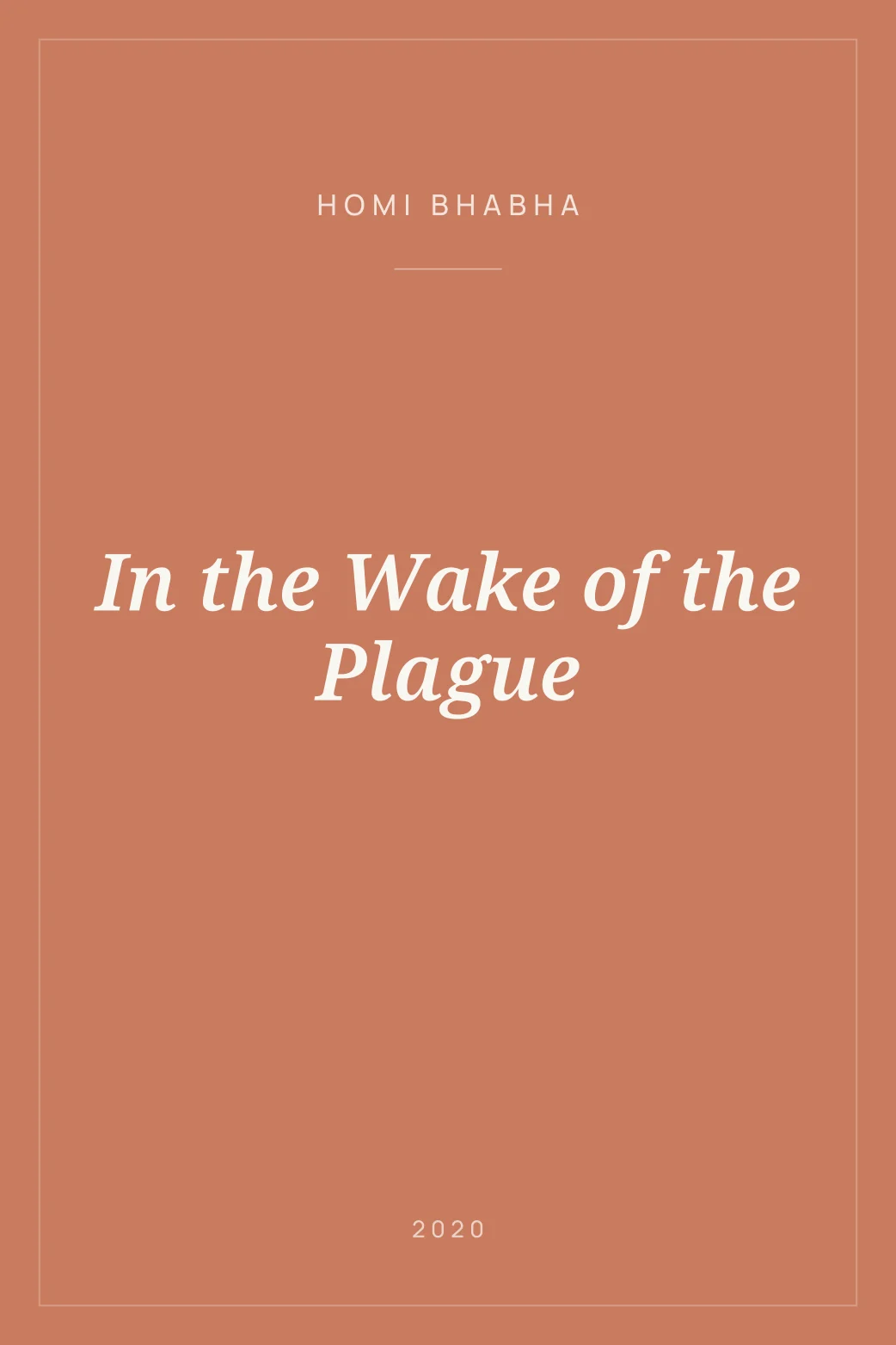 Portada de In the Wake of the Plague