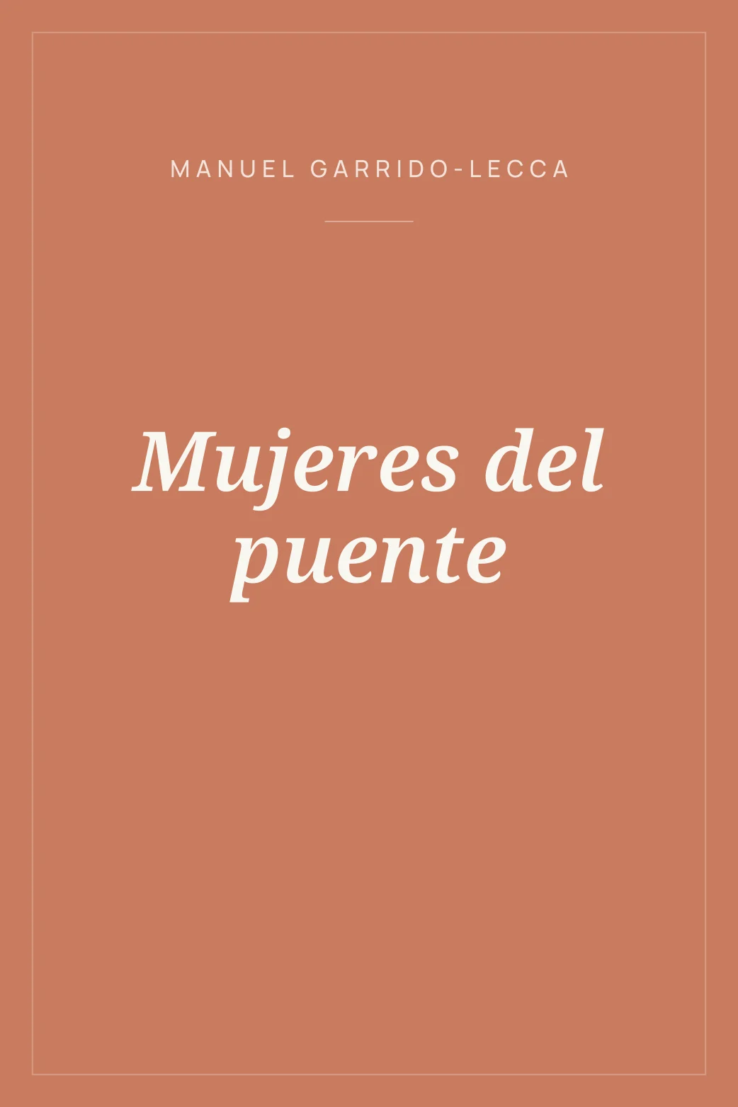 Portada de Mujeres del puente