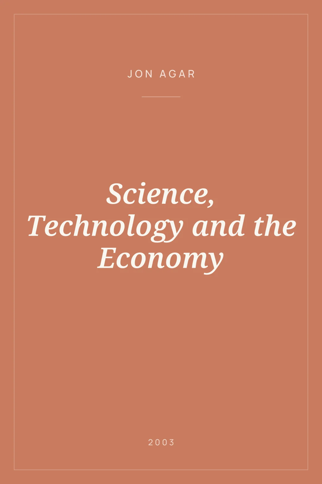 Portada de Science, Technology and the Economy