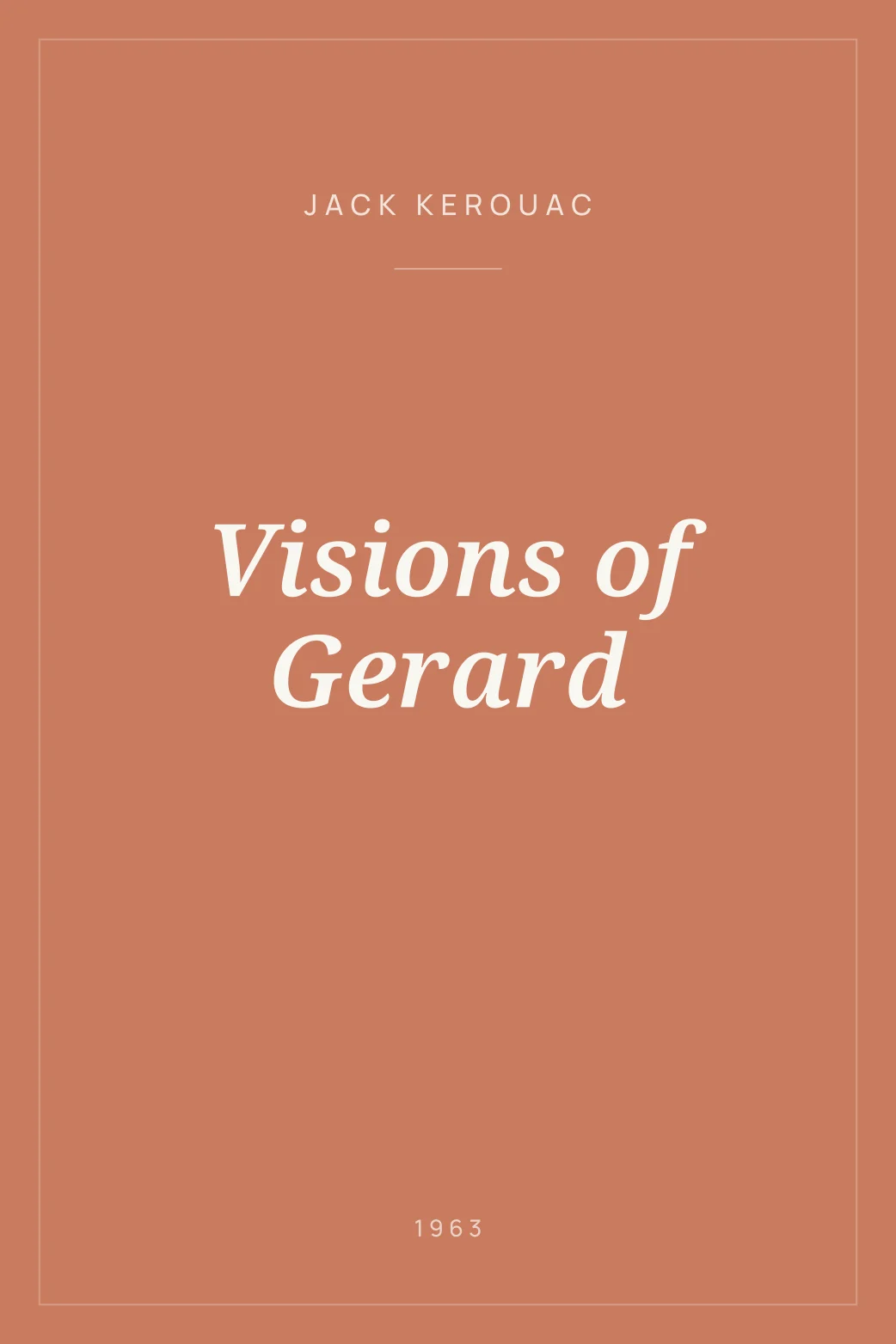 Portada de Visions of Gerard
