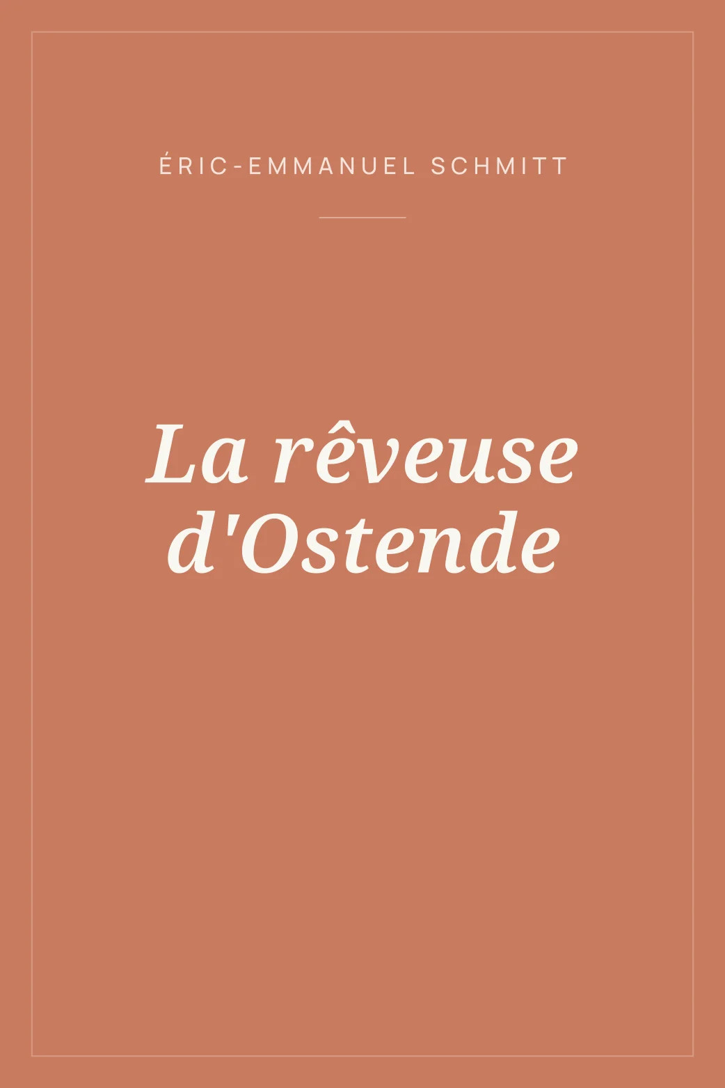 Portada de La rêveuse d'Ostende