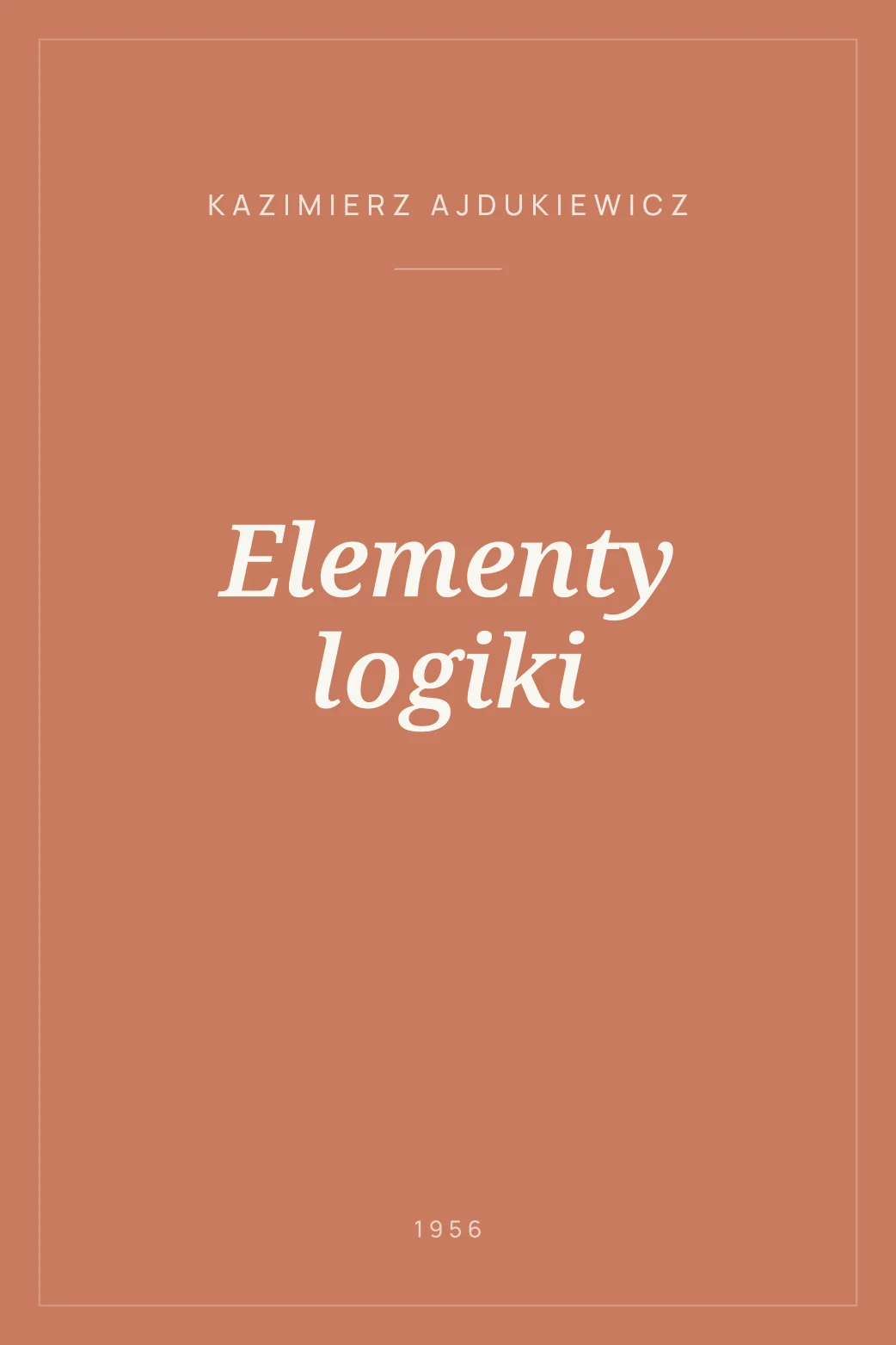 Portada de Elementy logiki