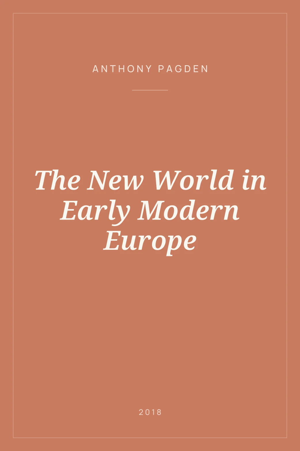 Portada de The New World in Early Modern Europe