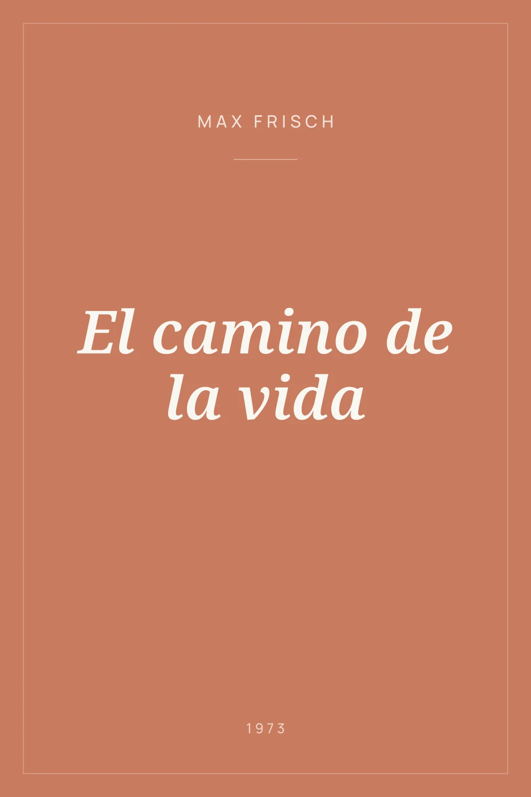 Portada de El camino de la vida
