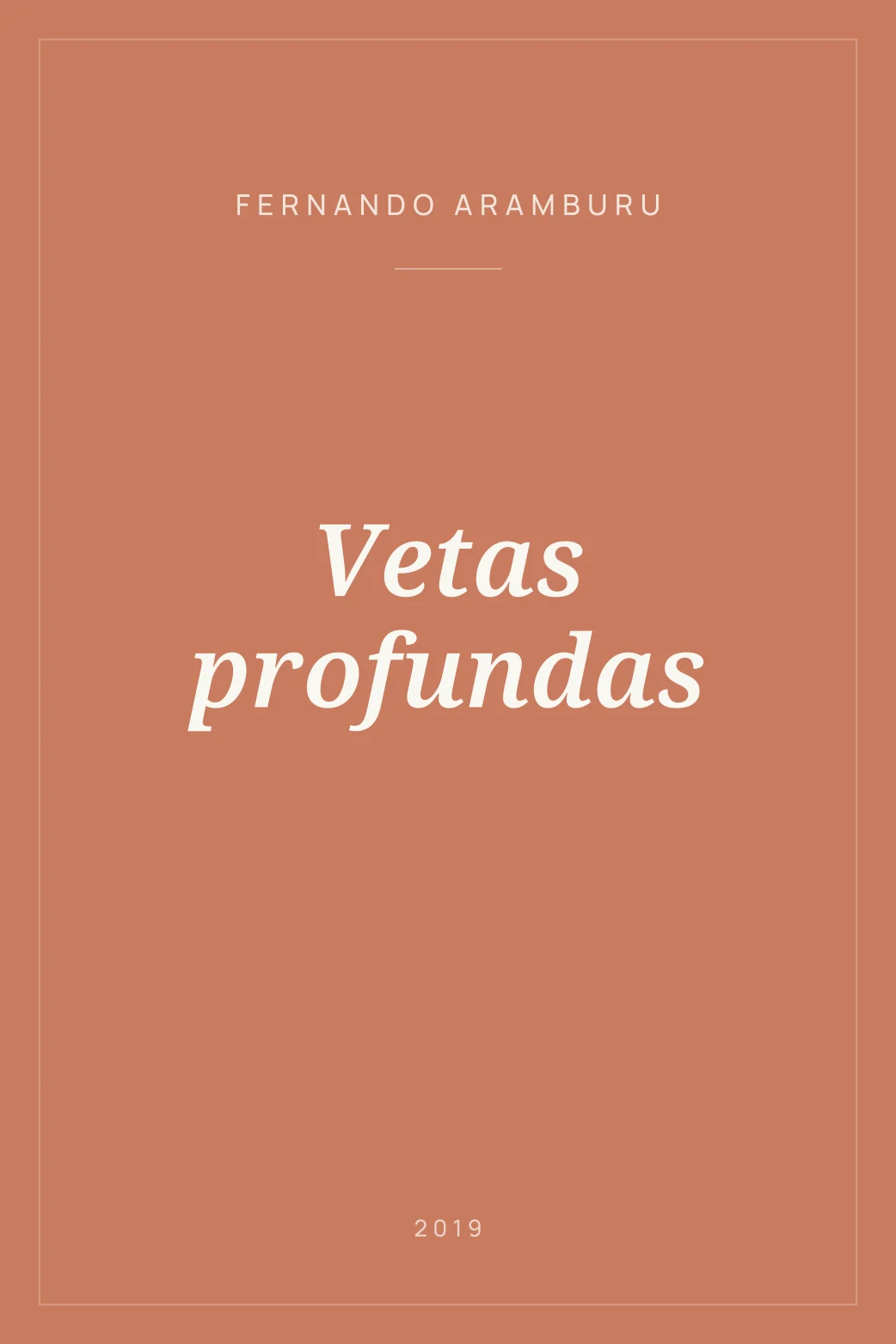 Portada de Vetas profundas