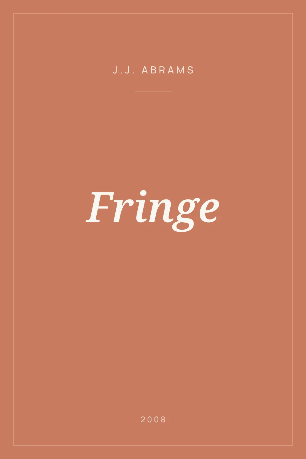 Portada de Fringe