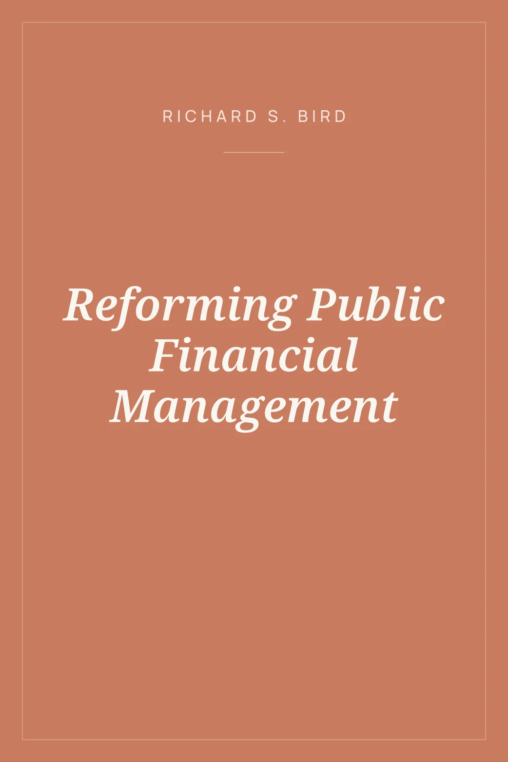 Portada de Reforming Public Financial Management