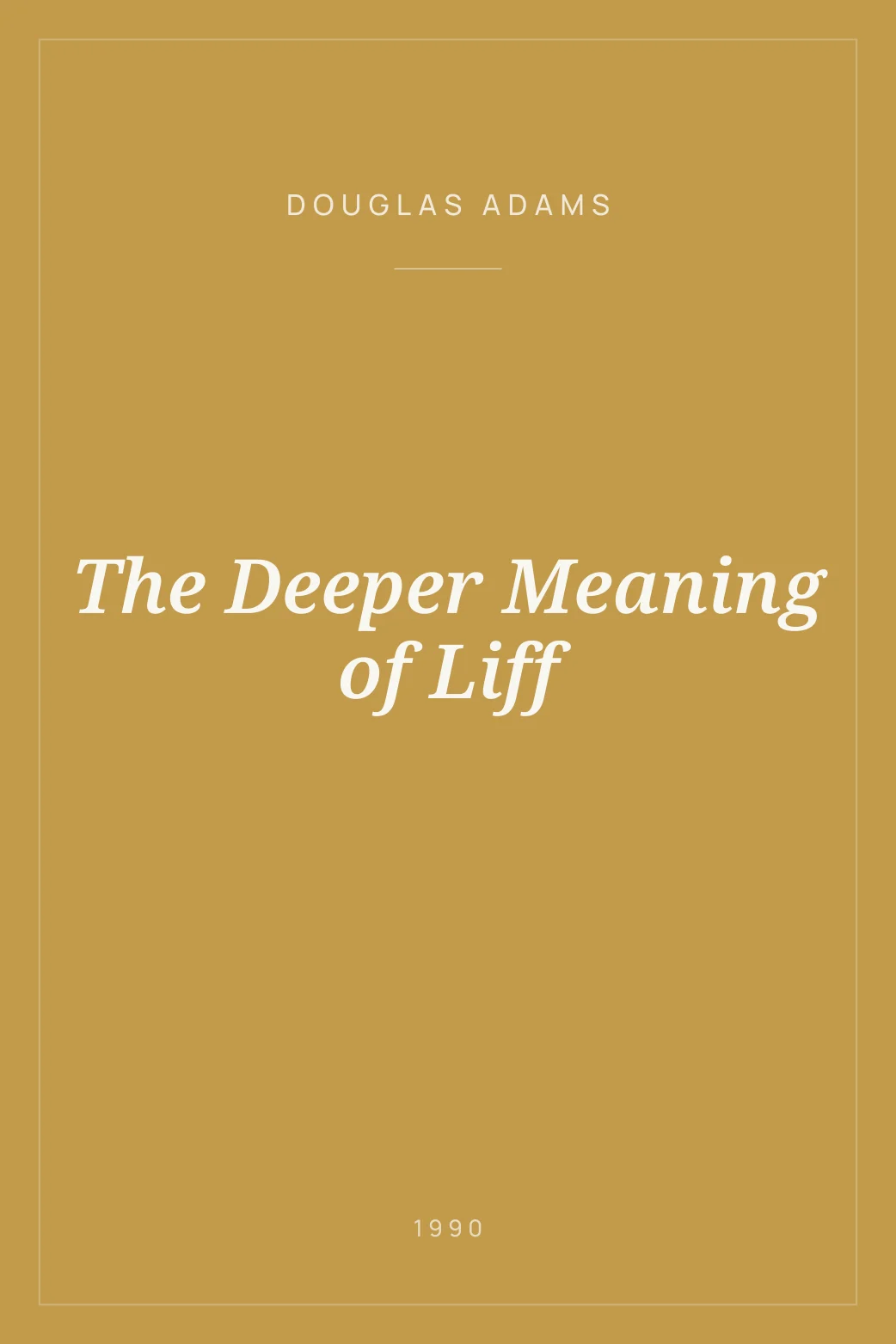 Portada de The Deeper Meaning of Liff