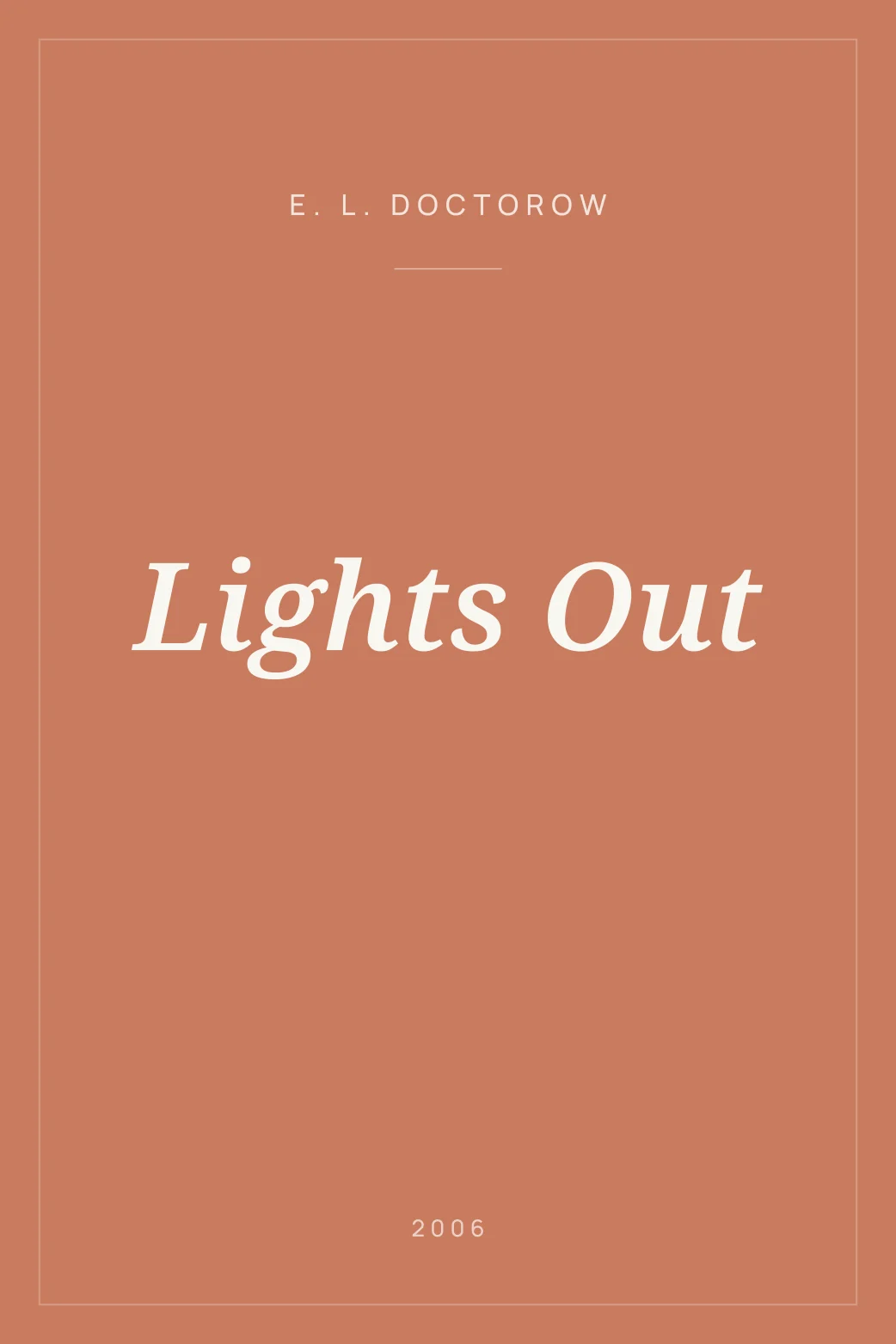 Portada de Lights Out