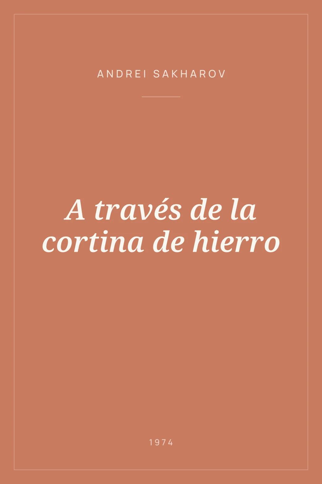 Portada de A través de la cortina de hierro