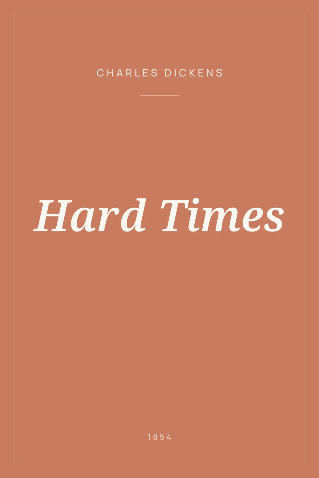 Portada de Hard Times