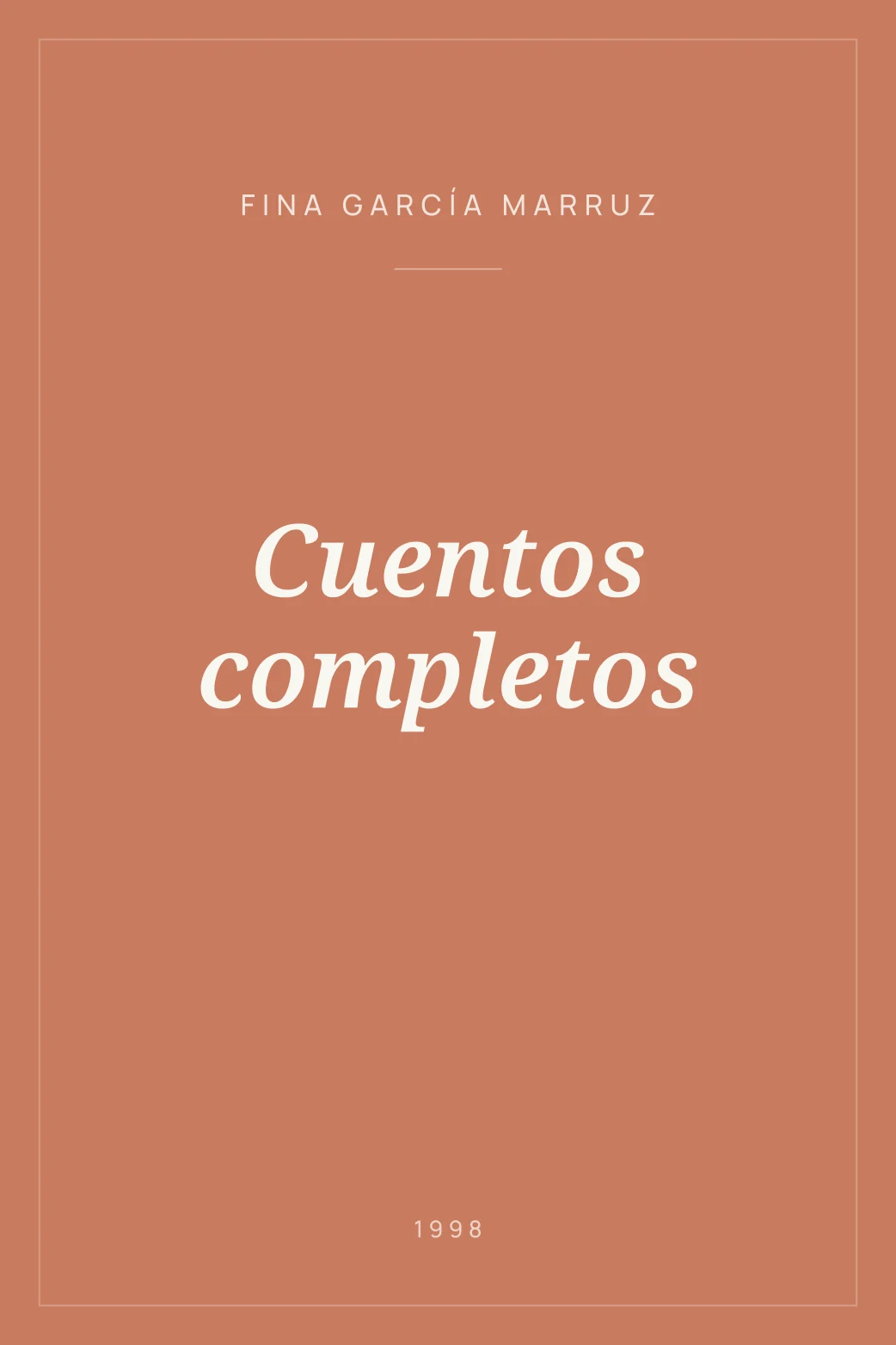 Portada de Cuentos completos