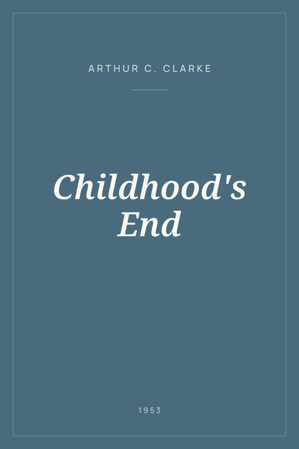 Portada de Childhood's End