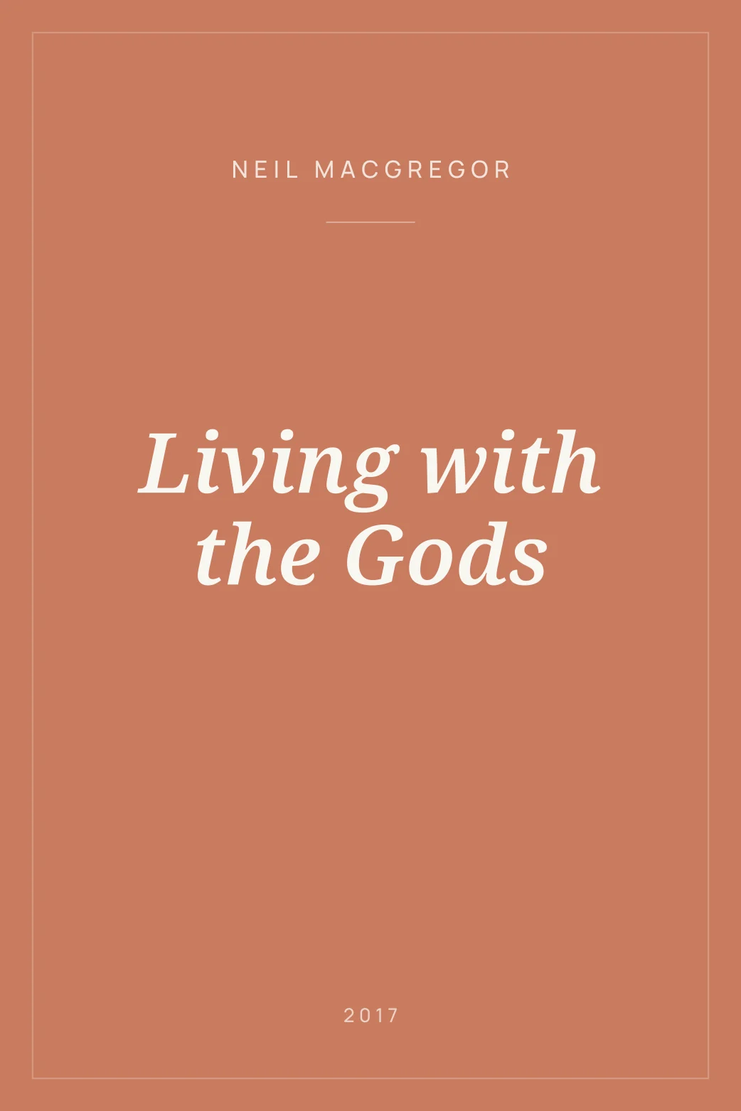 Portada de Living with the Gods