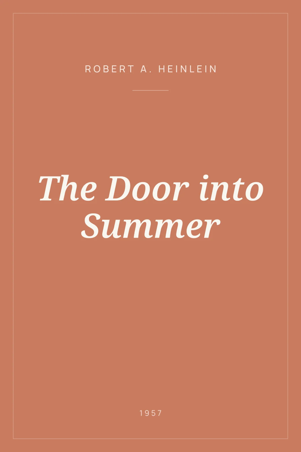 Portada de The Door into Summer