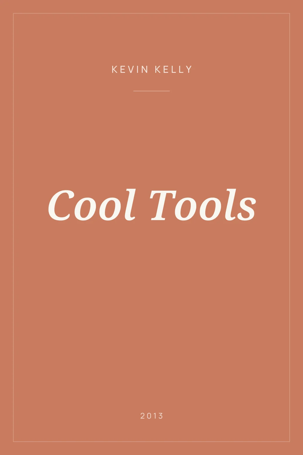 Portada de Cool Tools