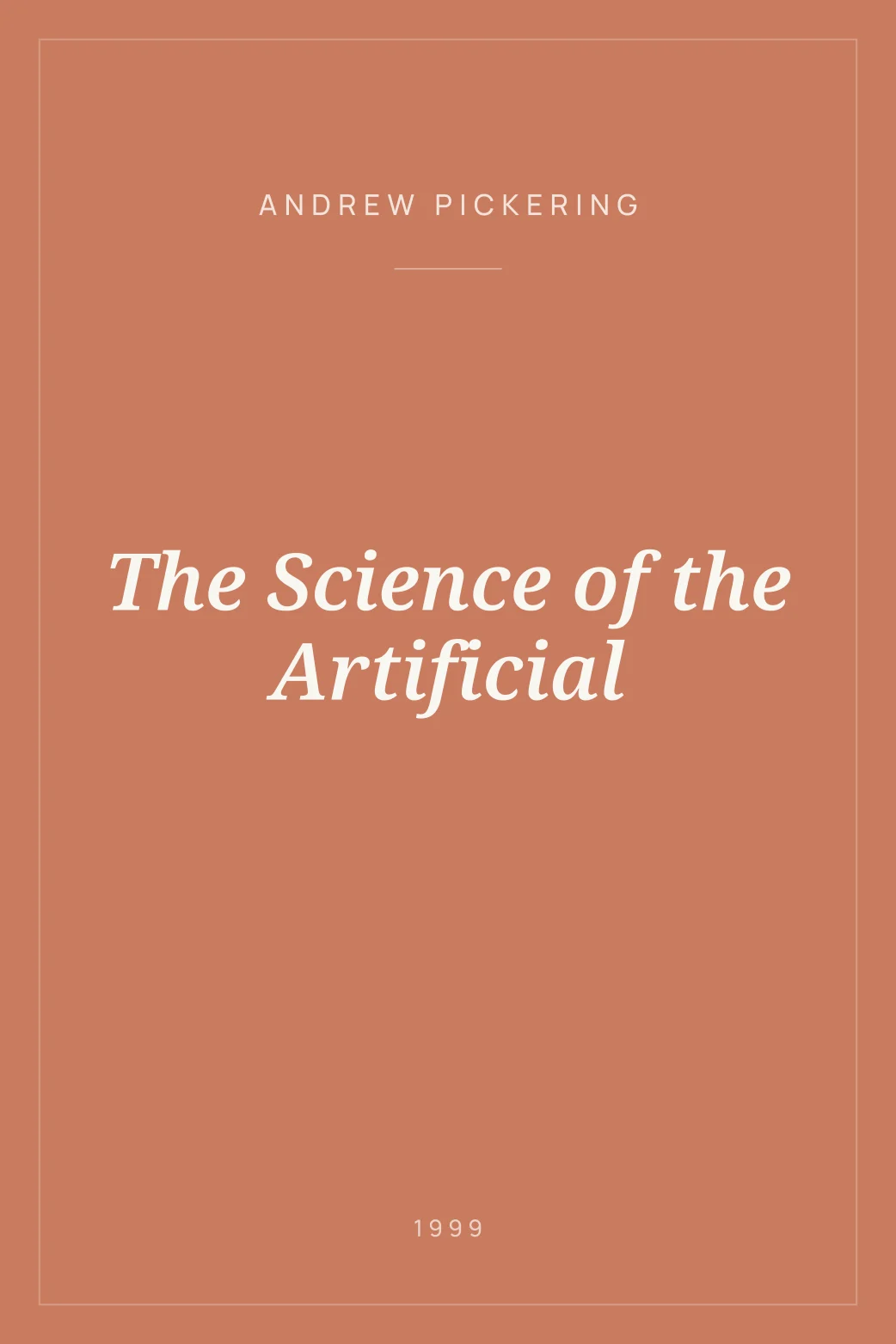 Portada de The Science of the Artificial